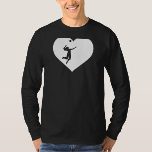 Just A Girl Who Loves Volleyball Best Birthday Vin T-Shirt