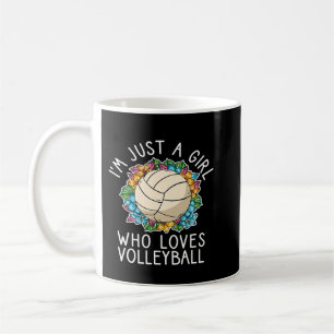 Just A Girl Who Loves Volleyball for teen girls Coffee Mug