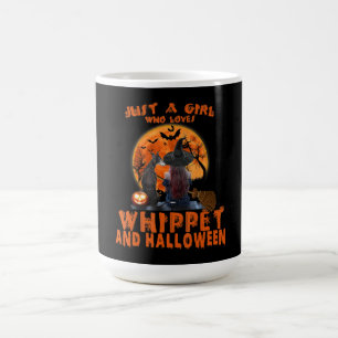 Just A Girl Who Loves Whippet Dog And Halloween Coffee Mug
