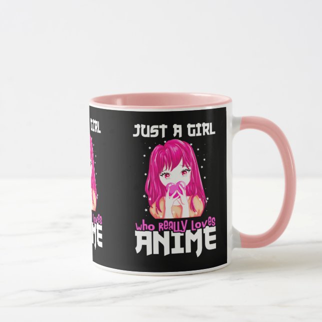 Just A Girl Who Really Loves Anime Mug (Right)