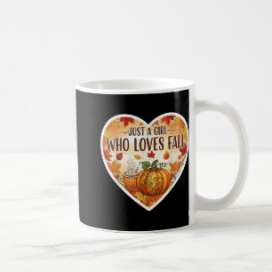 Just A Girls Who Loves Fall Pumpkin Spice Autumn L Coffee Mug