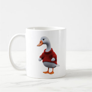 Just a Goose Little Guy Funny Millennial Cartoon Coffee Mug