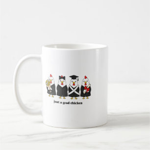 Just A Grad Chicken Graduation Hens Diploma Cl Of Coffee Mug