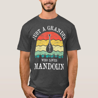 Just A Grandpa Who Loves Mandolin T-Shirt
