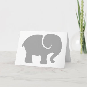 Just a Grey Elephant Card