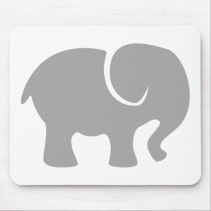 Just a Grey Elephant Mouse Pad
