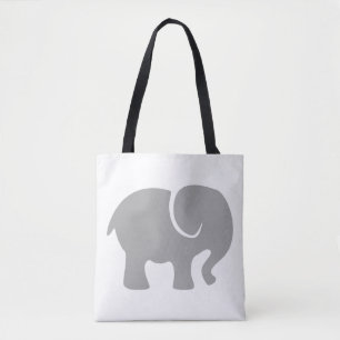 Just a Grey Elephant Tote Bag