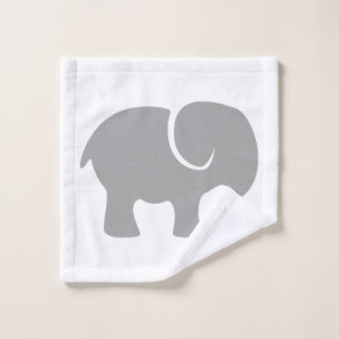 Just a Grey Elephant Wash Cloth