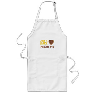 Just a guy who loves Pecan pie Long Apron
