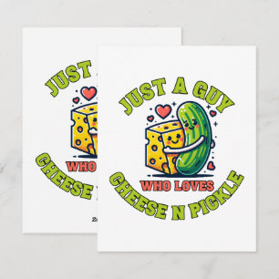 Just a guy who loves pickle holiday card