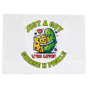 Just a guy who loves pickle large gift bag