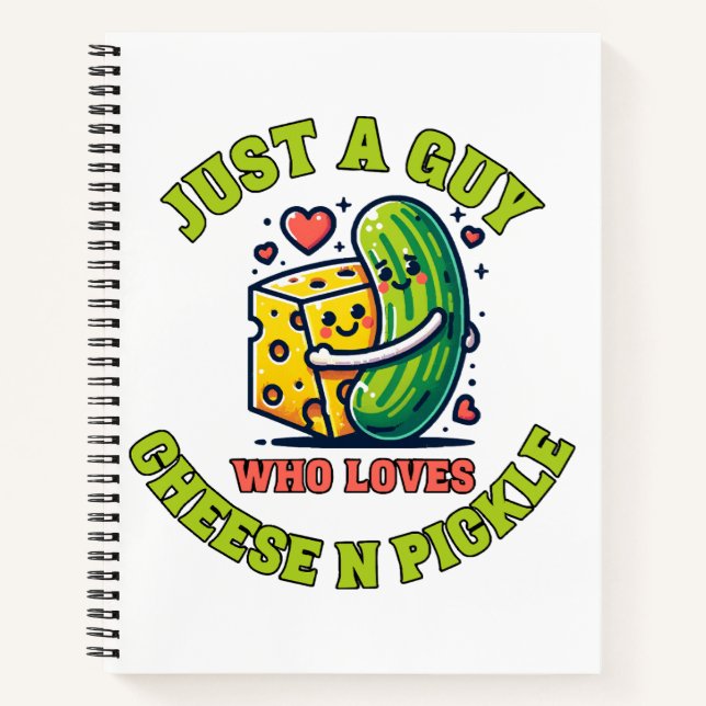 Just a guy who loves pickle notebook (Front)