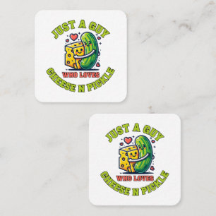 Just a guy who loves pickle square business card