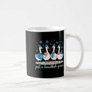 Just A Hanukkah Goose Happy Hanukkah Menorah Dreid Coffee Mug