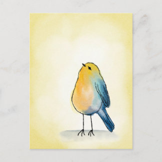 Just a happy little bird  postcard