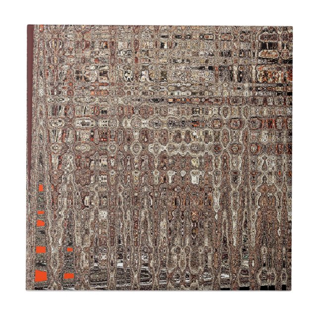 Just a hint of orange ceramic tile (Front)