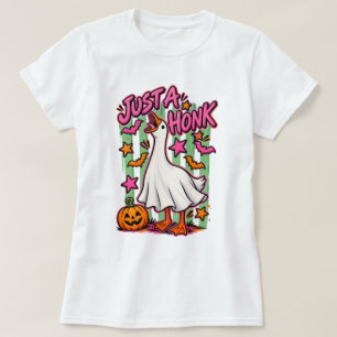 Just A Honk Funny Goose Halloween T-Shirt