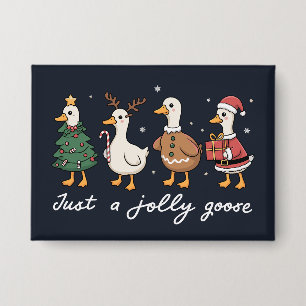 Just A Jolly Goose Christmas Duck Holiday Xmas
