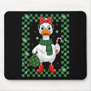 Just A Jolly Goose Christmas Silly Goose Funny Xma Mouse Pad