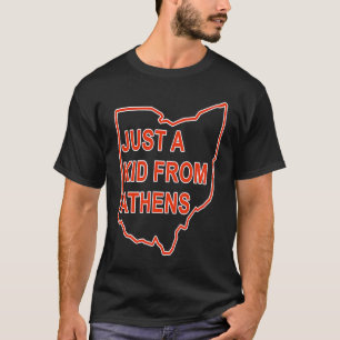 Just A Kid From Athens Ohio Cincinnati Joe brr T-Shirt