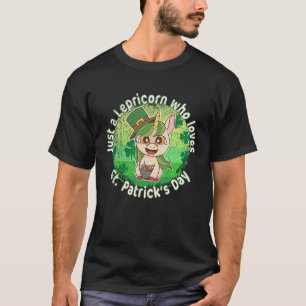 Just A Lepricorn St Patricks Day Retro Sunset Unic T-Shirt