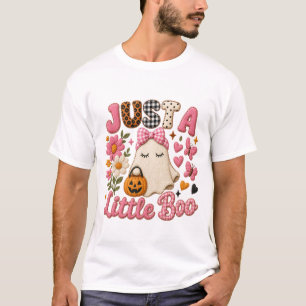 Just a Little Boo Ghost Halloween T-Shirt