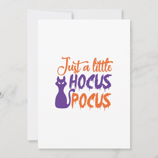 just a little hocus pocus invitation (Front)