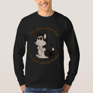 Just A Little Husky Hazel Eyes Boy Dog T-Shirt