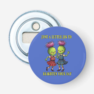 Just A Little Jig To Brighten Folded Holiday Card Bottle Opener