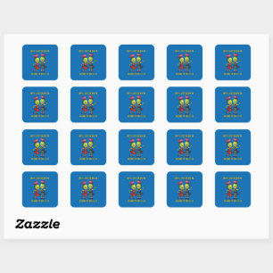 Just A Little Jig To Brighten Your Day Square Sticker