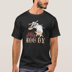 Just A Little Moo Dy Cute Animal  Cow T-Shirt