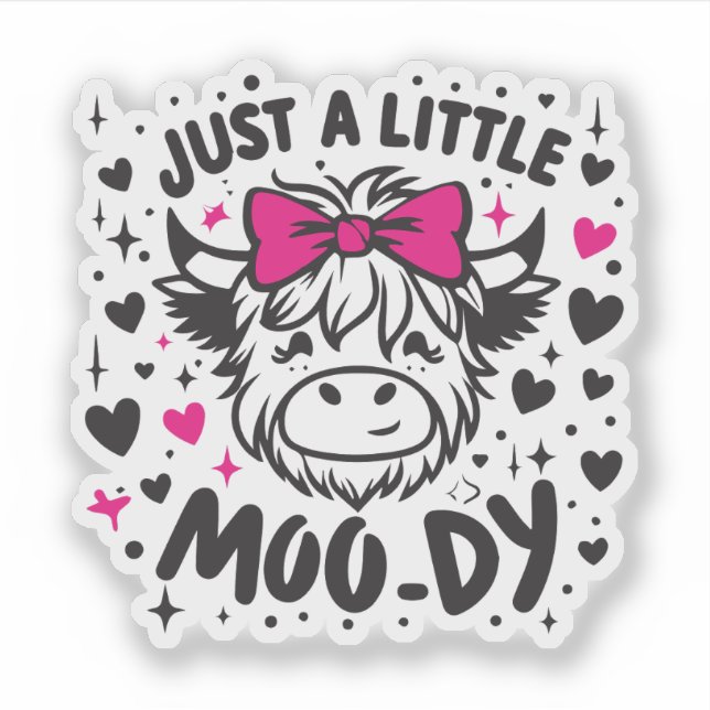 Just a little moody cow  (Front)