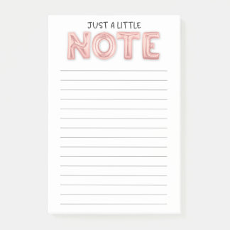 Just A Little Note : Post It Notes