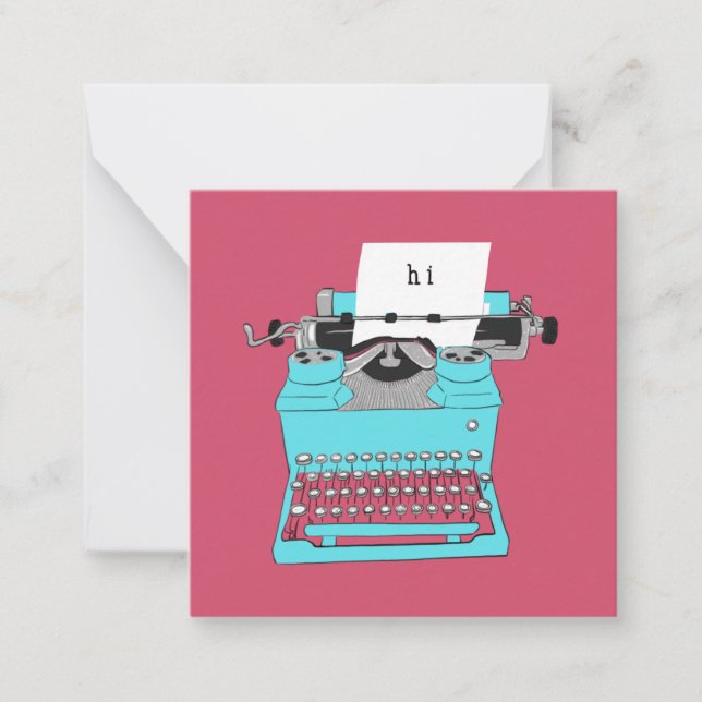 Just a little note to say, Hi Card (Front)