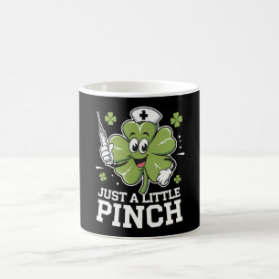 Just A Little Pinch Nurse St Patrick's Day Irish Coffee Mug