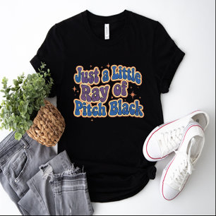 Just a Little Ray of Pitch Black Funny Bleach Tie  T-Shirt