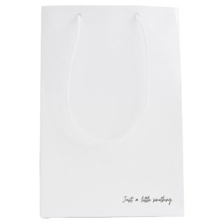 Just a little something medium size gift bag. bag