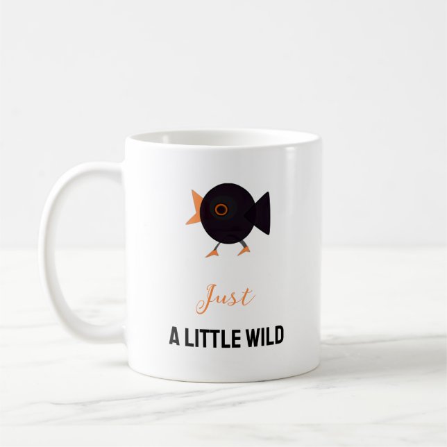 Just a Little Wild Bird Mug (Left)