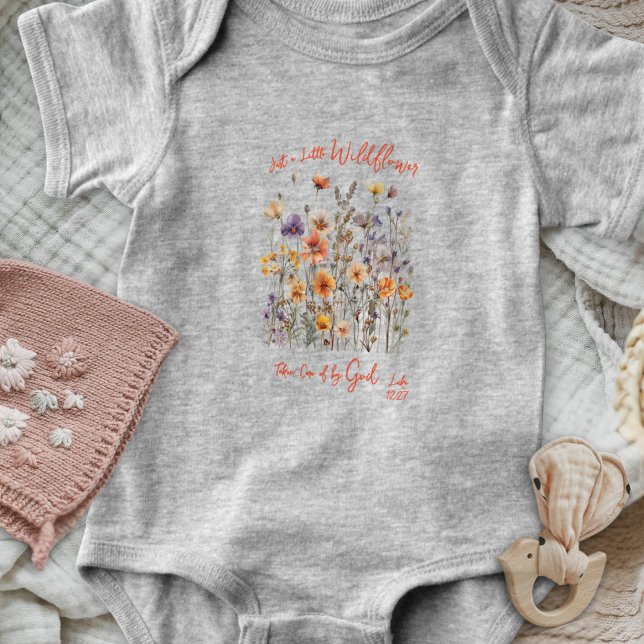 Just a Little Wildflower Baby Girl Bodysuit (Creator Uploaded)