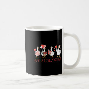Just A Lovely Goose Cute Goose Valentines Day _2 Coffee Mug