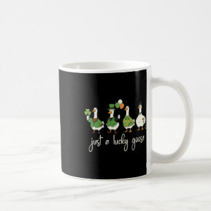 Just A Lucky Goose Leprechaun Irish Funny St Patri Coffee Mug