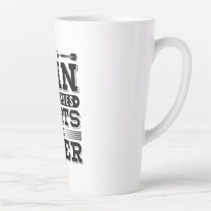 Just A Man Who Loves Darts And Beer Latte Mug