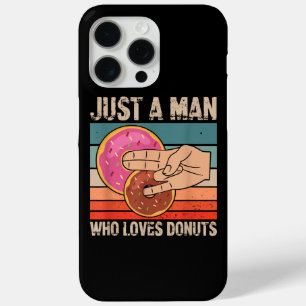 Just A Man Who Loves Doughnuts  2 In The Pinky 1 I iPhone 15 Pro Max Case