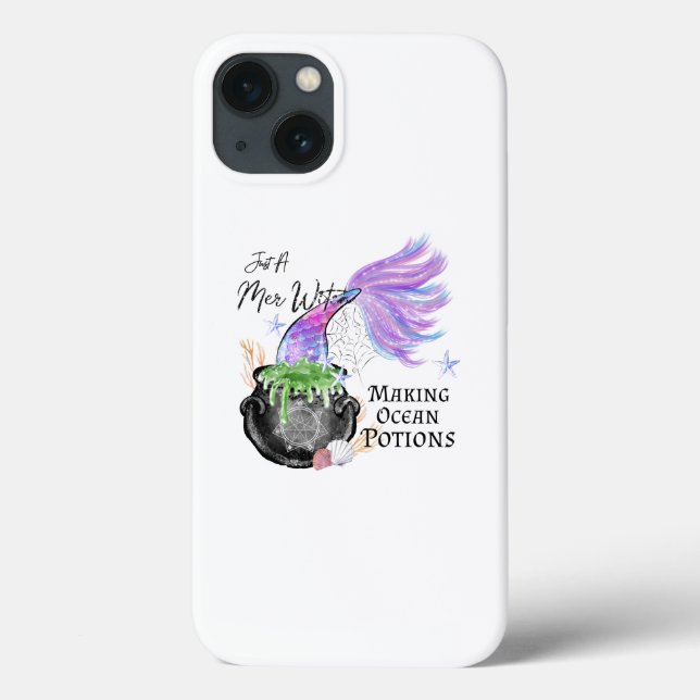 Just A Mer Witch Making Ocean Potions Case-Mate iPhone Case (Back)