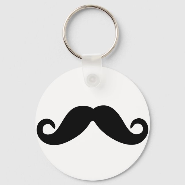 just a moustache keychain (Front)