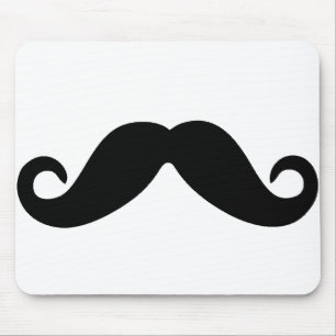 just a moustache mousepad