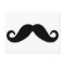 just a moustache postcard