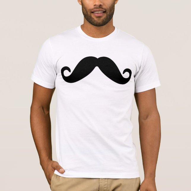 just a moustache T-Shirt (Front)