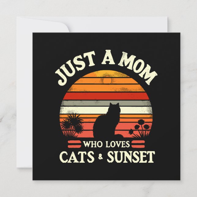 Just a mum who loves cats (Front)