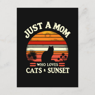 Just a mum who loves cats enclosure card